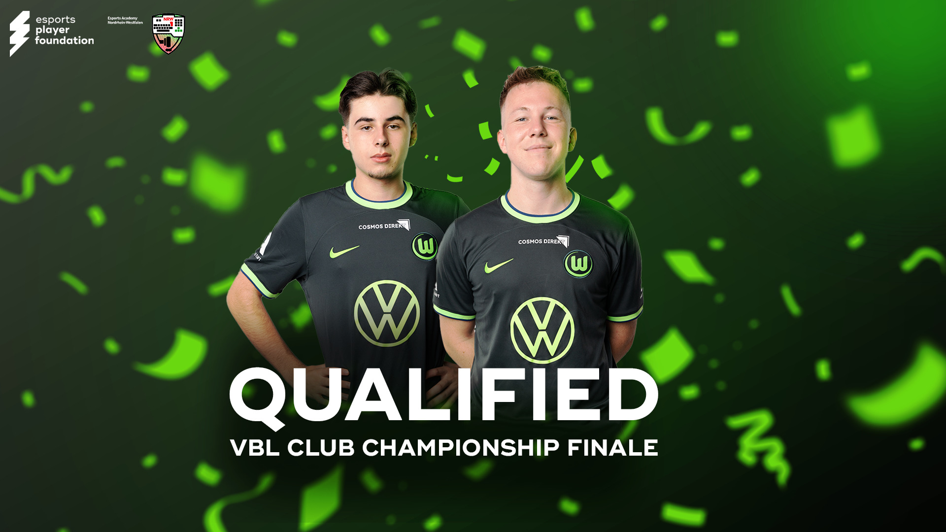 Esports Academy NRW – Fabio “WOB_Fabio” Immerthal und Bastian “Pipe_Crew” Rupsch qualifizieren sich für die VBL Club Championship Finals