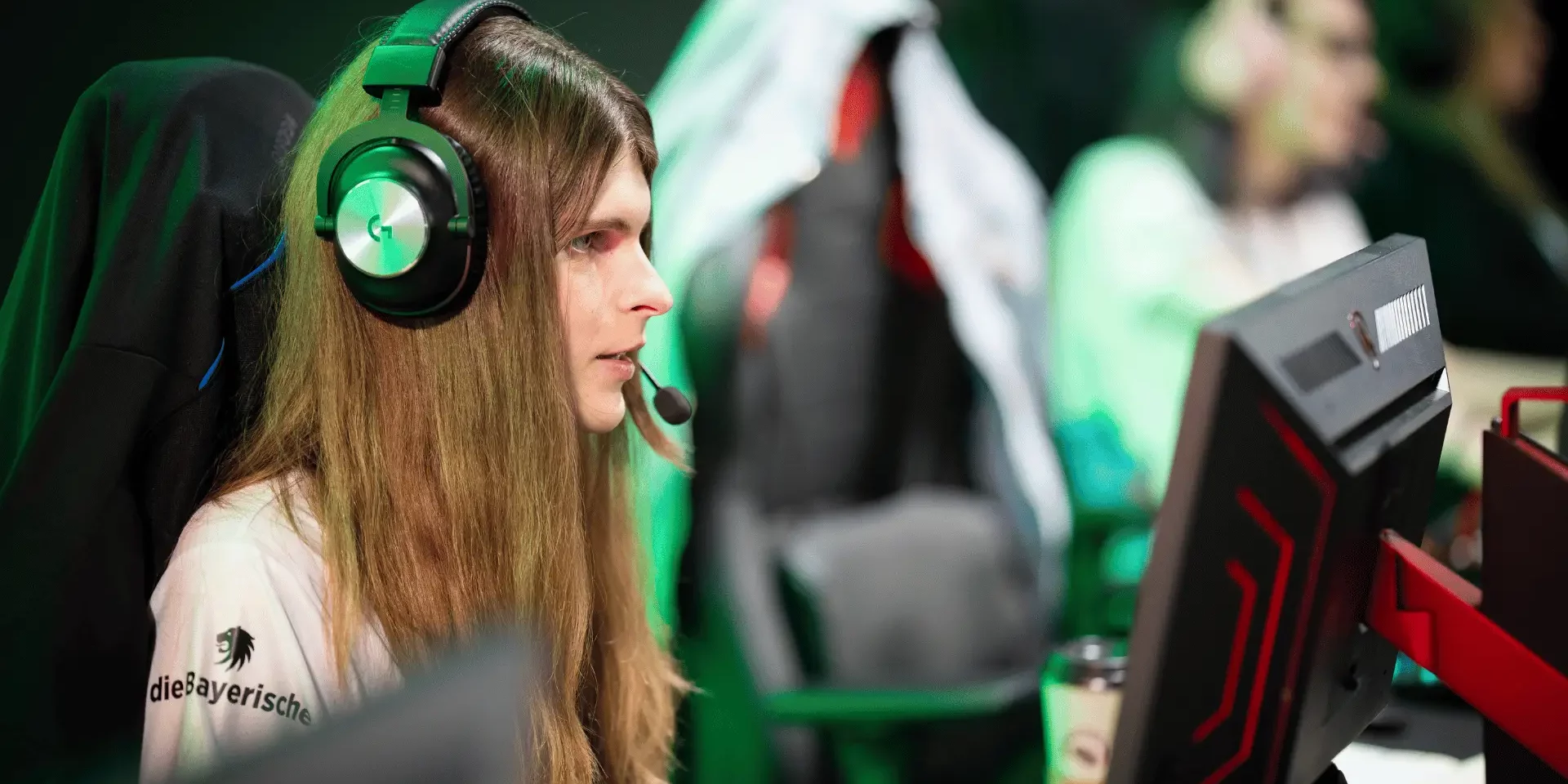 Equal eSports Initiative und Equal eSports Cup Spielerin Spielerin der Equal eSports Initiative bei einem Esports Match in League of Legends als Teil des Equal eSports Cup.